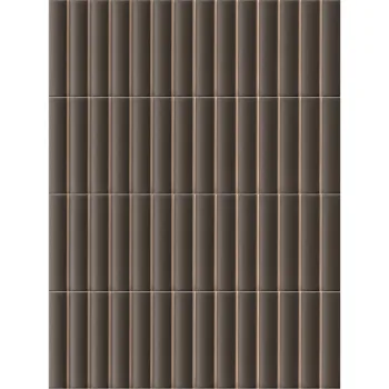 Плитка Terratinta Micro 3D Forms Fluted Coffee 10х30… - Фото №1