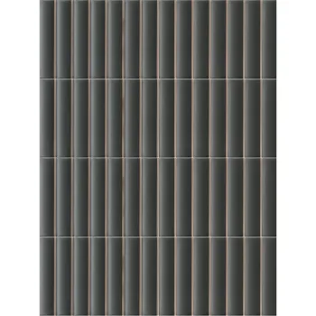 Плитка Terratinta Micro 3D Forms Fluted Graphite 10х30… - Фото №1