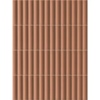 Плитка Terratinta Micro 3D Forms Fluted Cotto 10х30… - Фото №1