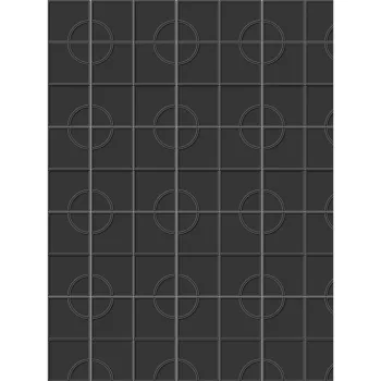 Плитка Terratinta Micro Ways Curve Black 12,5х12,5… - Фото №1