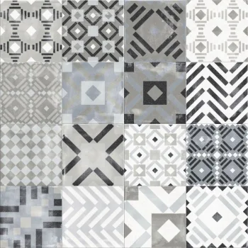 Керамогранит ABK Play Labyrinth Mix Grey 20х20 (PF60003367) - Фото №1