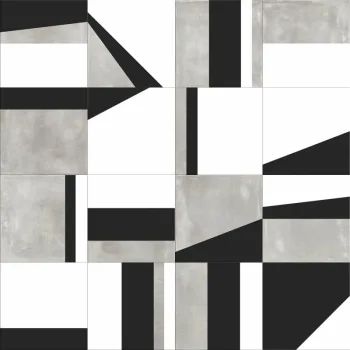 Керамогранит ABK Play Edge Mix Grey 20х20 (PF60003483) - Фото №1