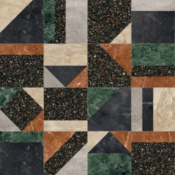 Керамогранит ABK Play Marble Black 20х20 (PF60005897) - Фото №1