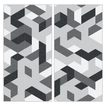 Керамогранит Fiandre Design your slabs Crossing B&W… - Фото №1