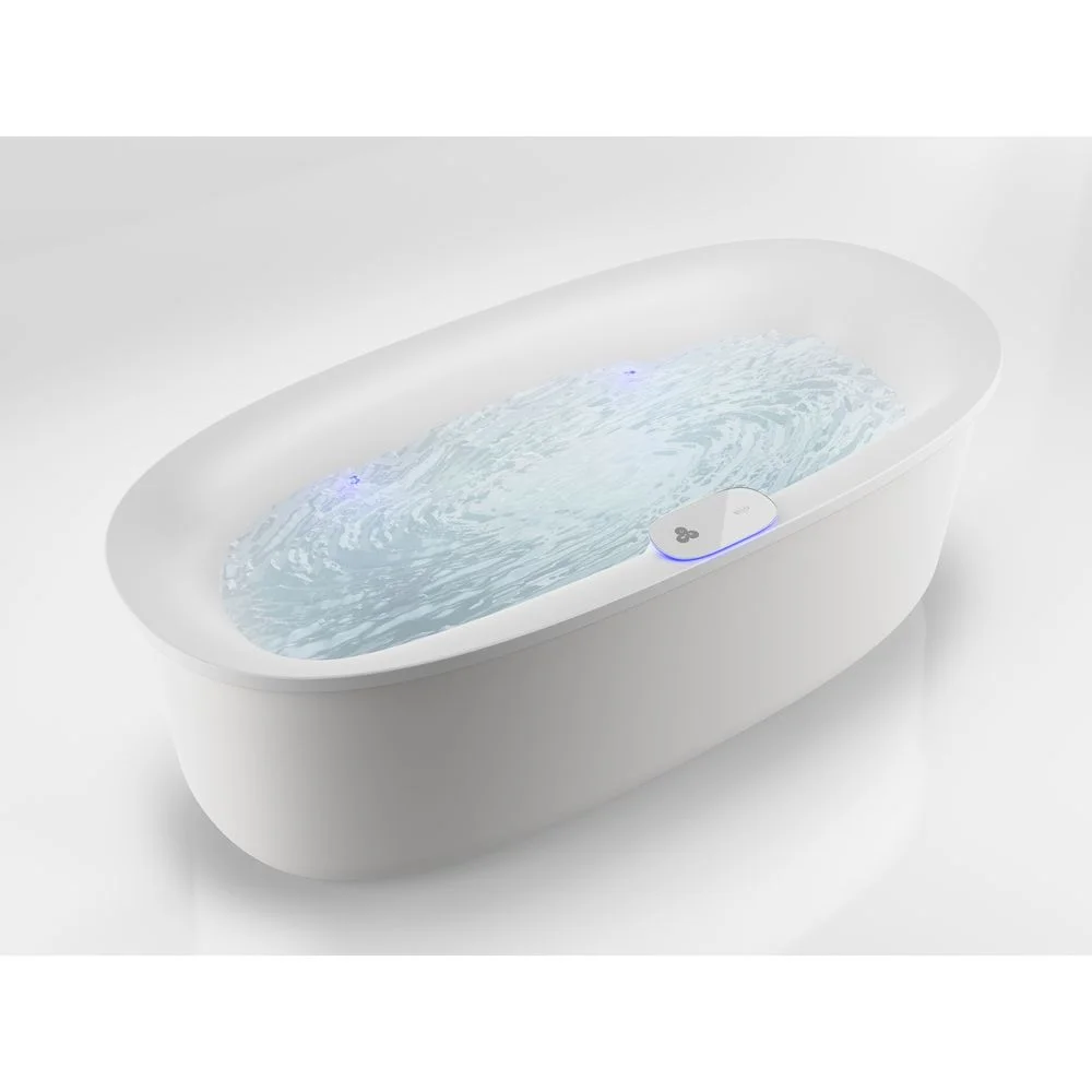 Ванна акриловая Jacuzzi Arga 175x85 H60 овальная с массажем (ARG106C0118) - Фото 3