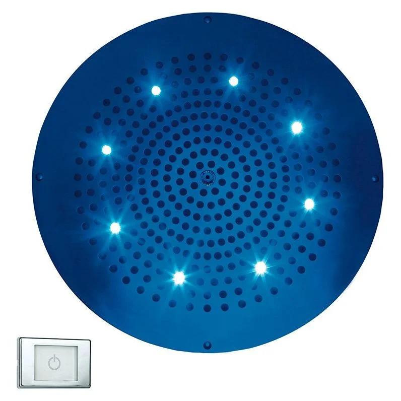 Верхній душ Bossini Dream-Oki RGB Lights Cromotherapy d = 470, хром (H37457000030016) - Фото 2