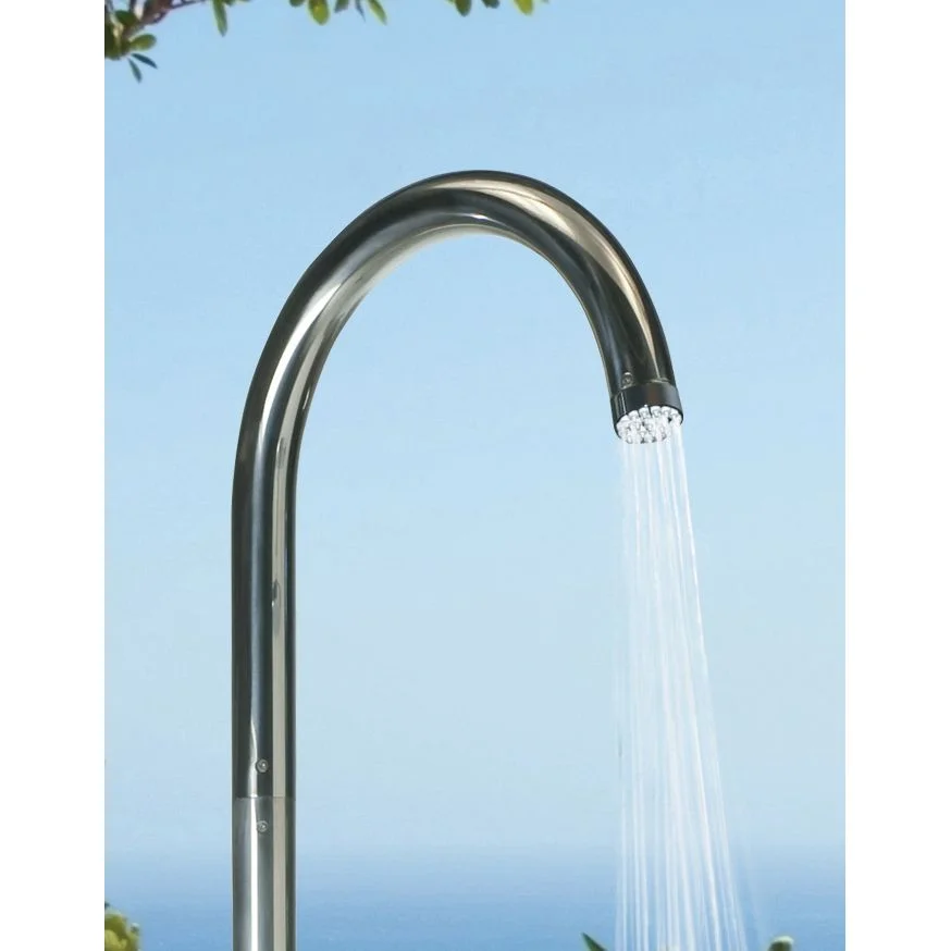 Уличная душевая колона Bossini Pool Inox AISI 316 2287 мм, нержавеющая сталь (L00360000030008) - Фото 4