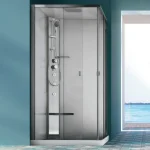 Многофункциональная душевая кабина с турецкой баней Hafro Sound Junior 120х80 (1SDC7D3) - Фото 1