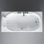 Ванна акриловая Jacuzzi J-SHA MI 180х90 H60 с массажем шиацу (JSH10012111) - Фото 2