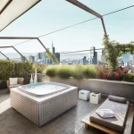 Ванна акриловая Jacuzzi Skylounge 190х190 H72/78 4-х местная, массажная (SKL00023363) - Фото 1