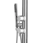 Уличная душевая колона Bossini Pool Inox AISI 316 2287 мм, нержавеющая сталь (L00359000030008) - Фото 2
