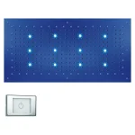 Верхний душ Bossini Dream-XL RGB Lights Cromotherapy 1000х500, хром (WI0372000030016) - Фото 2