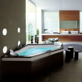 Ванна акриловая Jacuzzi Aura Corner 160 Wood 160х160… - Фото №1