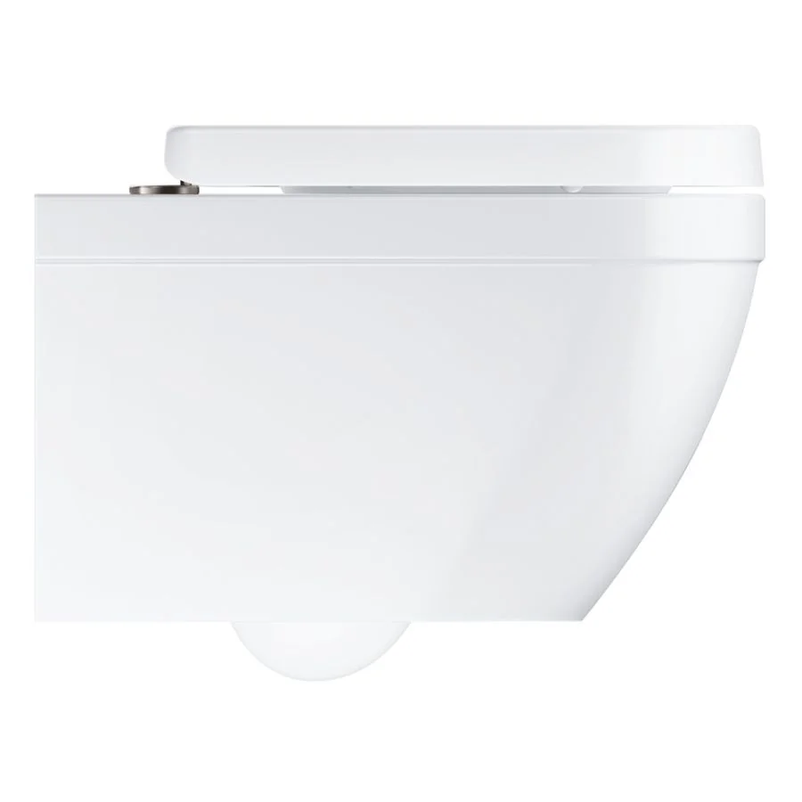 Комплект унитаза подвесного с инсталляцией Grohe Solido 5 в 1 с овальной кнопкой, хром (39536000) - Фото 2
