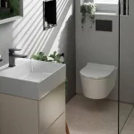 Комплект унитаза подвесного Hansgrohe EluPura S с инсталляцией iFrame, белый (60301200) - Фото 2