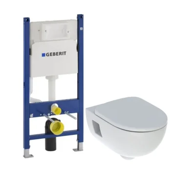 Підвісний унітаз лійкоподібний Geberit Selnova Rimfree… - Фото №1