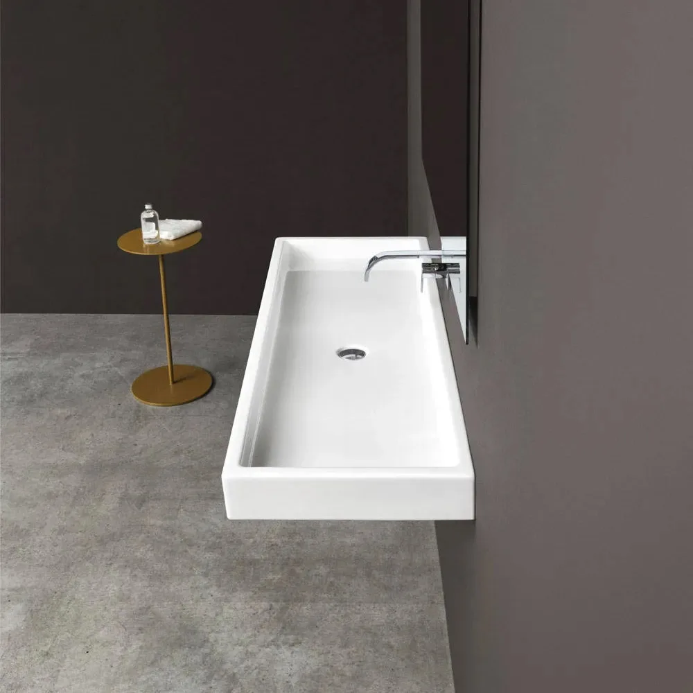 Умывальник подвесной Nic Design Canale 90 х 45 см, antracite matt (001128013) - Фото 2
