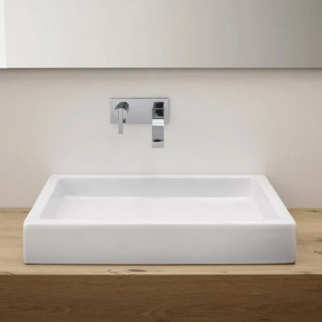 Умывальник на столешницу Nic Desing Canele 60х45, Gloss White (001129001) - Фото 3