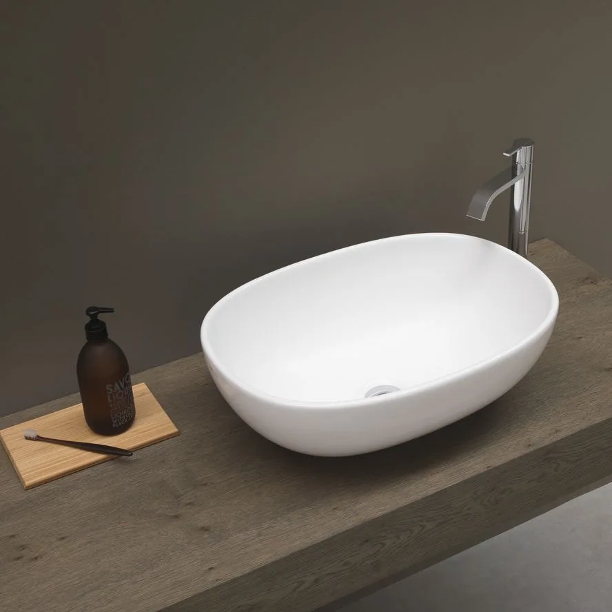 Умывальник на столешницу Nic Design Milk 54x40x17 см, Indaco (001285066) - Фото 2