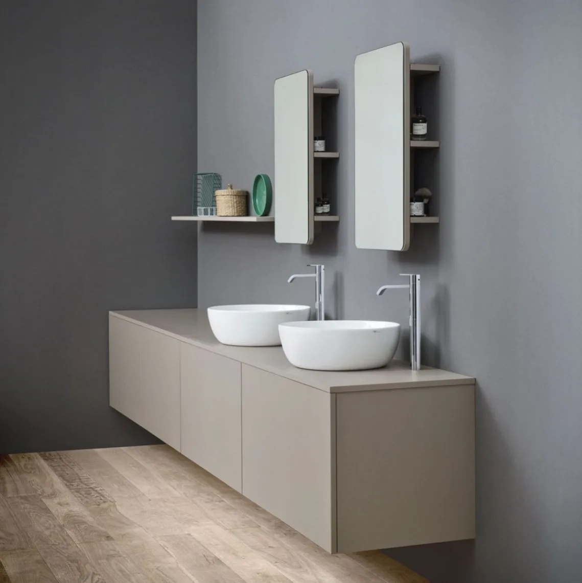 Умывальник на столешницу Nic Design Ovvio 420, белый глянец (001447001) - Фото 2
