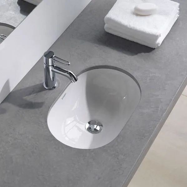 Умивальник вбудовуваний Duravit Foster 428 мм, білий (0336430000) - Фото 2