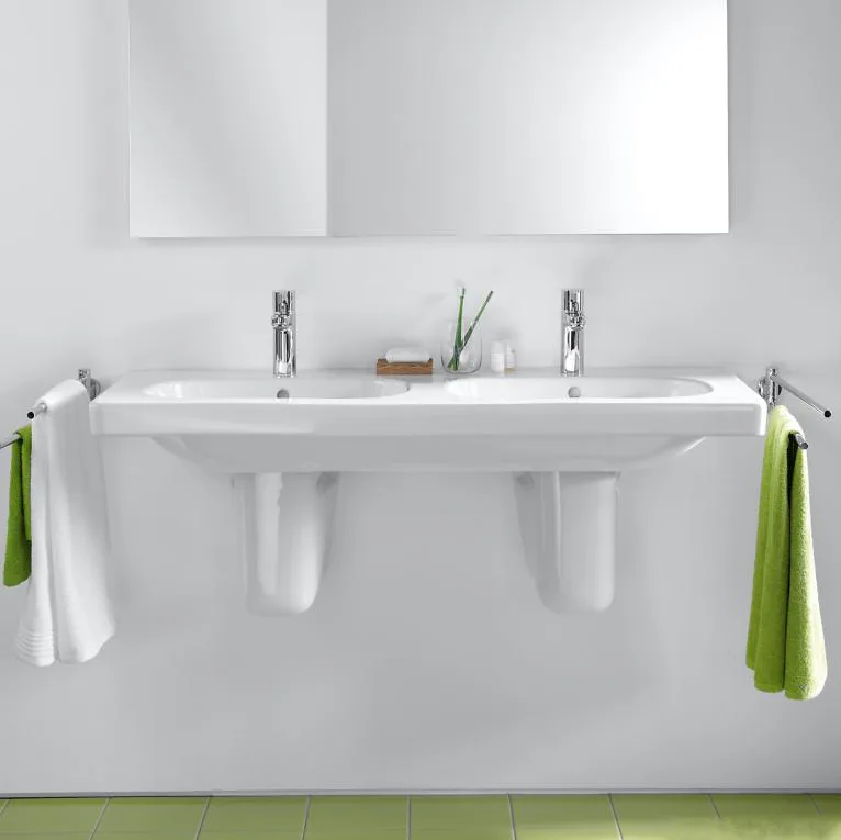Умывальник подвесной двойной Duravit D-Code 120х48 (03481200002) - Фото 2