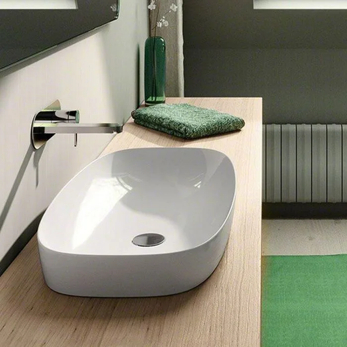 Умывальник на столешницу Catalano Green Lux, 60x38, белый (160AGRLX00) /новый артикул 0624600001/ - Фото 2