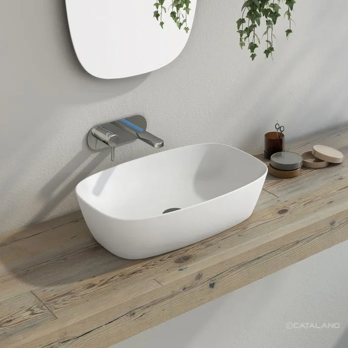 Умывальник настольный Catalano Green Lux 60х40 см, белый матовый (160APGRLXBM) /новый артикул 0622600021/ - Фото 2