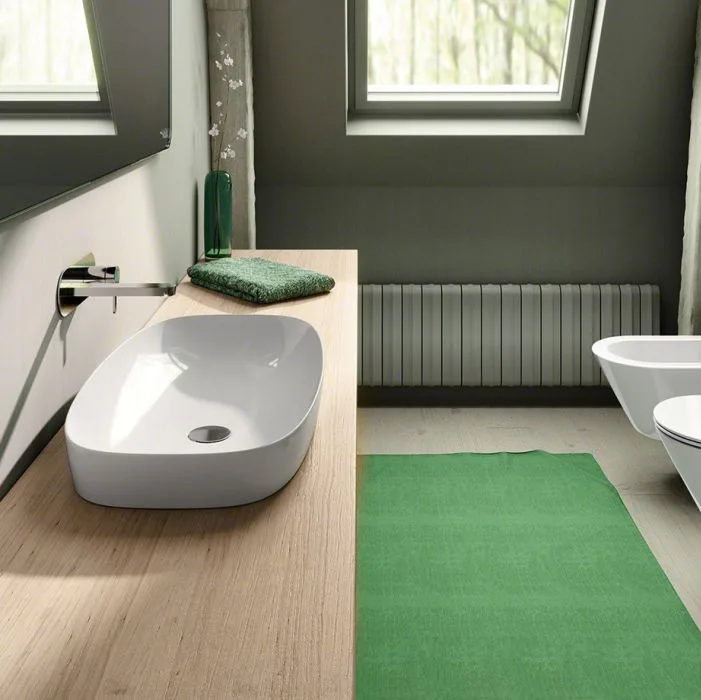 Умывальник на столешницу Catalano Green Lux 75x40 см, белый глянец (175AGRLX00) /новый артикул 0624750001/ - Фото 2