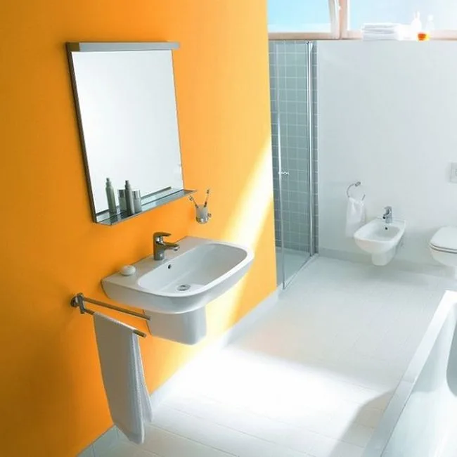 Умивальник підвісний Duravit D-Code 55х43 см, білий (23105500002) - Фото 2