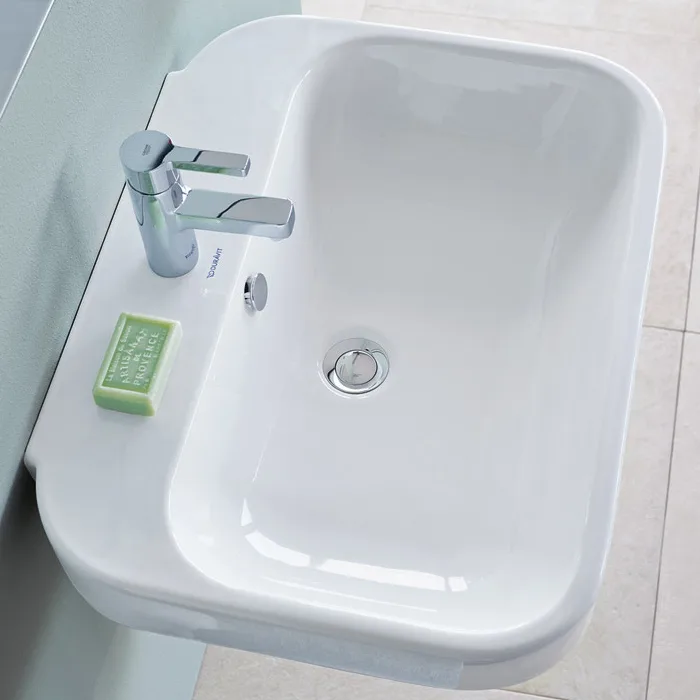 Умивальник підвісний Duravit Happy D.2 65х49.5 (2316650000) - Фото 3