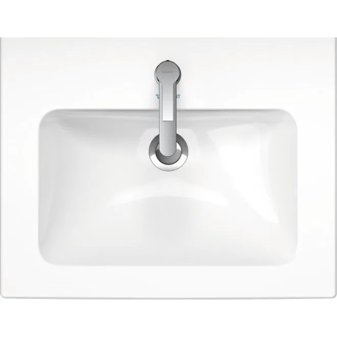 Умивальник накладний Duravit ME by Starck 63х49 мм, білий (2336630000) - Фото 2