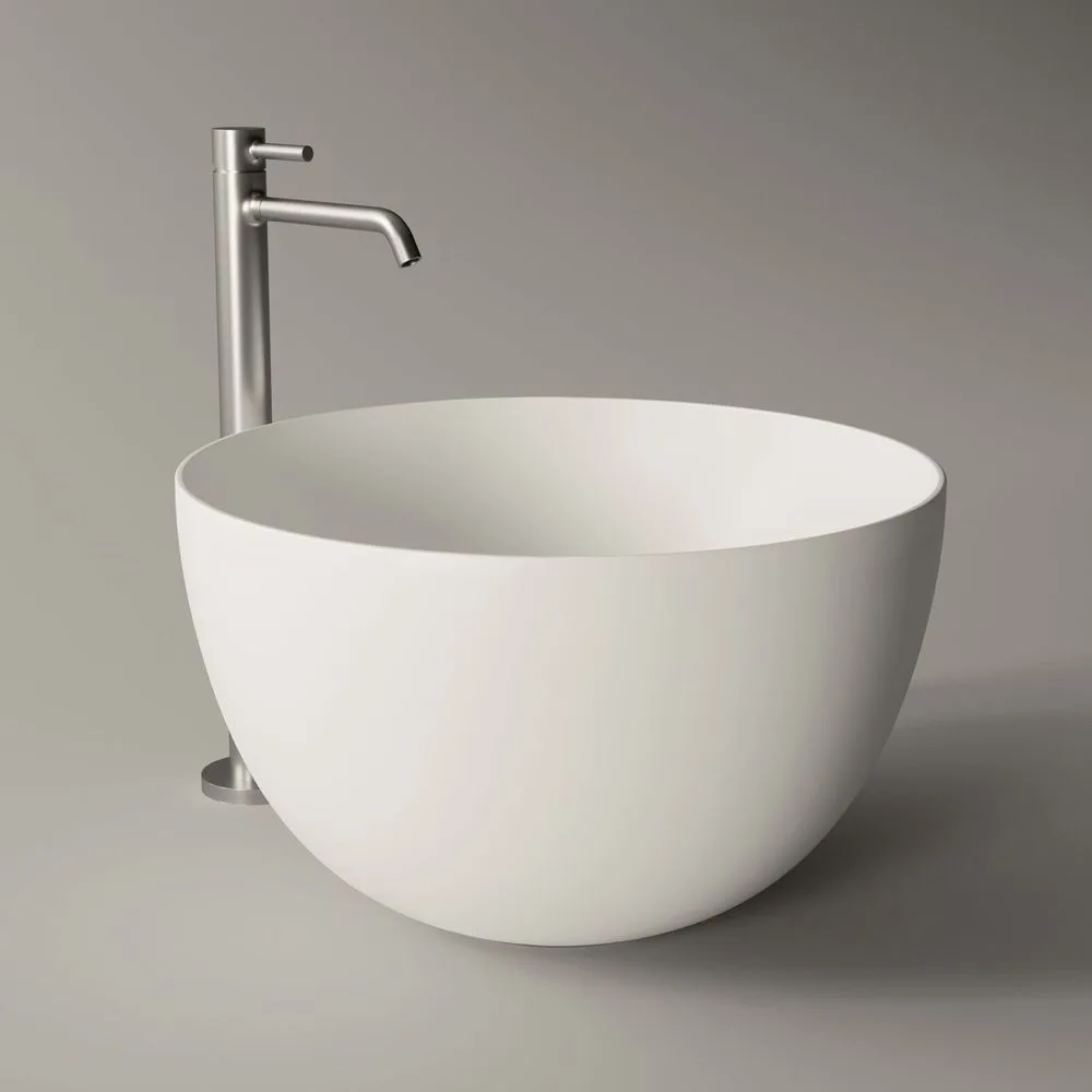 Умывальник на столешницу Alice o Unica Round 50 h30, White (32160101) - Фото 3