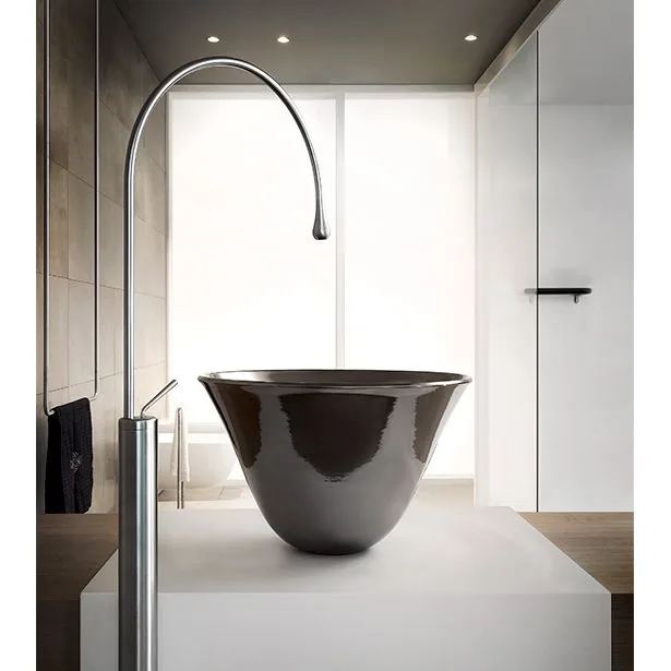 Умивальник на стільницю Gessi Goccia, платина, 50 см, Gres (39135519) - Фото 2