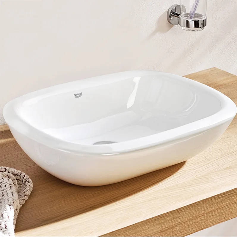 Умывальник на столешницу Grohe Eurostyle 50x38, белый альпин (39216000) - Фото 2