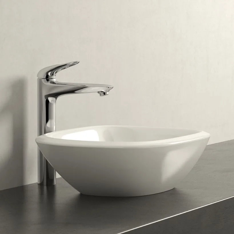 Умывальник на столешницу Grohe Eurostyle 50x38, белый альпин (39216000) - Фото 3