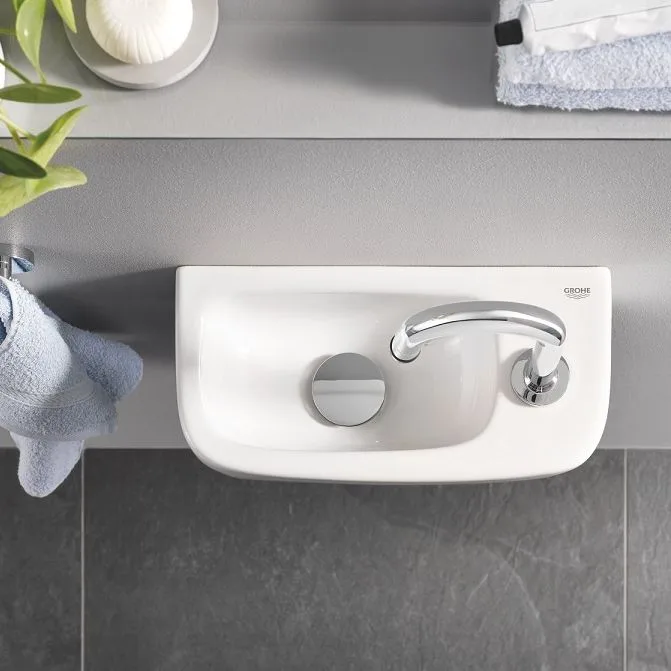 Умивальник підвісний Grohe Euro Ceramic 37 см, білий (39327000) - Фото 2