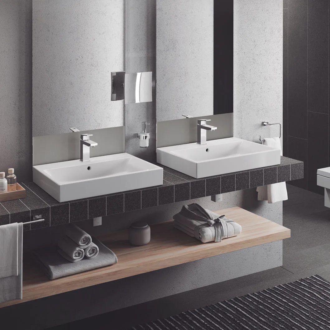 Умывальник на столешницу Grohe Cube 800х490 мм, белый (3947600H) - Фото 2