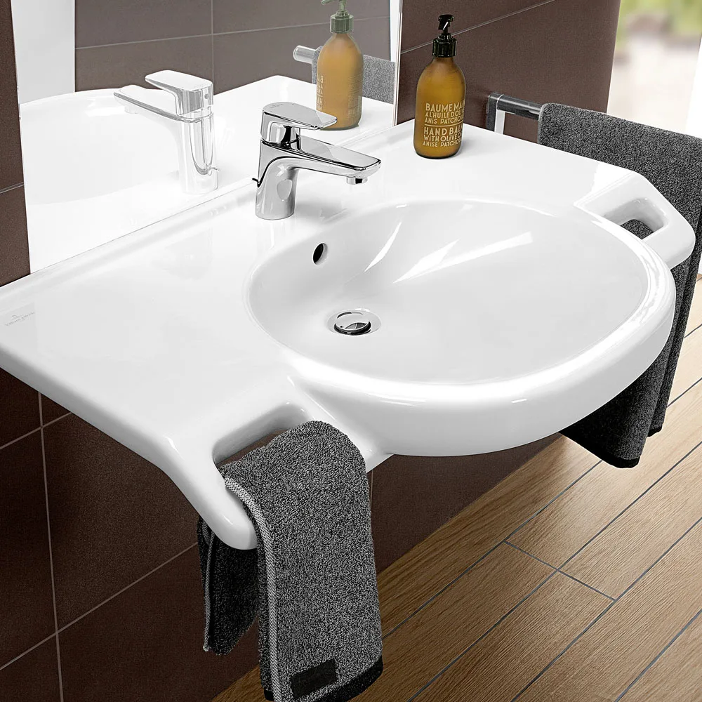 Умывальник подвесной Villeroy & Boch O.Novo Vita, 80x55 (41208001) - Фото 2