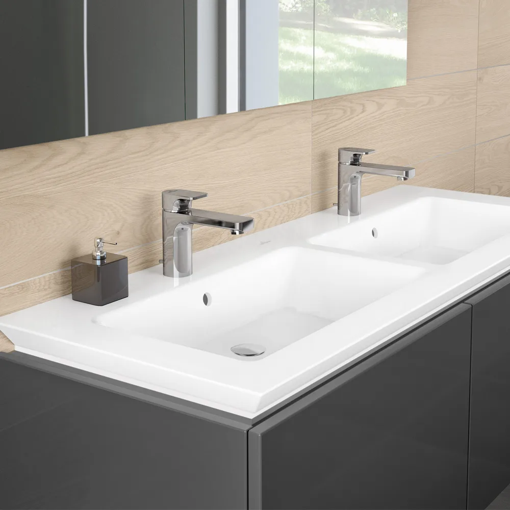 Умывальник накладной двойной Villeroy & Boch Legato, 130x50 (4150D401) - Фото 2