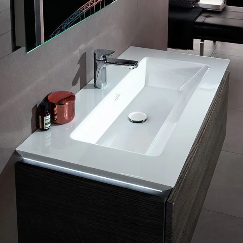 Умывальник накладной Villeroy & Boch Legato, 100x50 (4153A501) - Фото 2