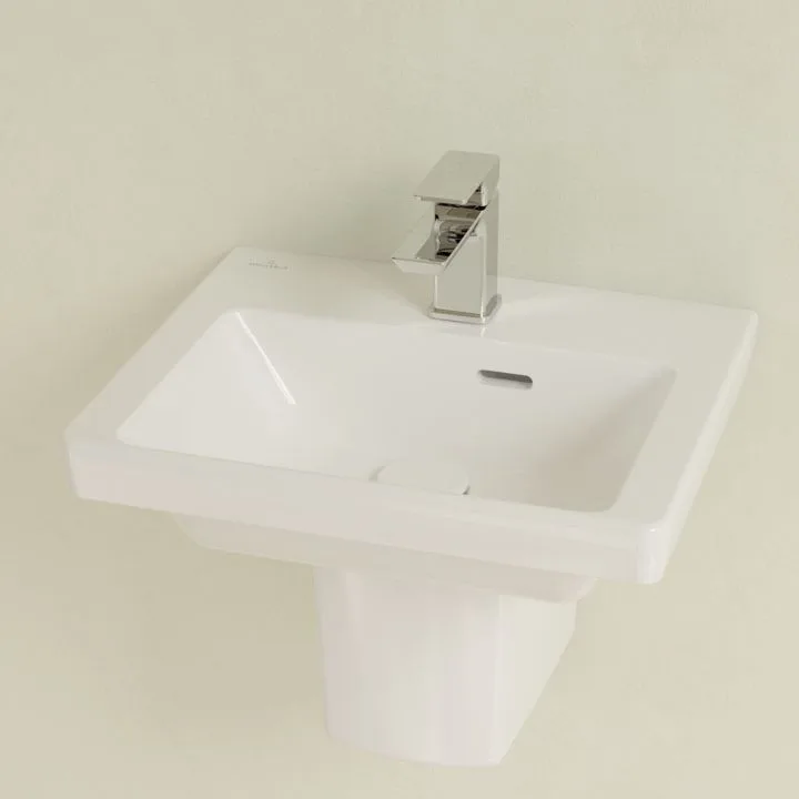 Умивальник підвісний Villeroy & Boch Subway 3.0 45 х 37 см, білий (43704501) - Фото 3