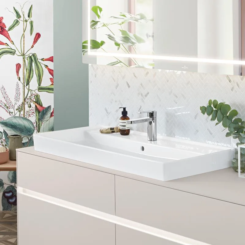 Умывальник накладной Villeroy & Boch Collaro 100x47 (4A331G01) - Фото 2