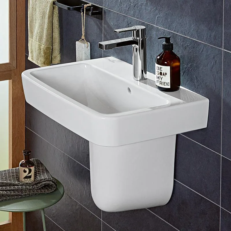 Умывальник подвесной Villeroy & Boch O. Novo 55x46 , белый (4A415501) - Фото 3