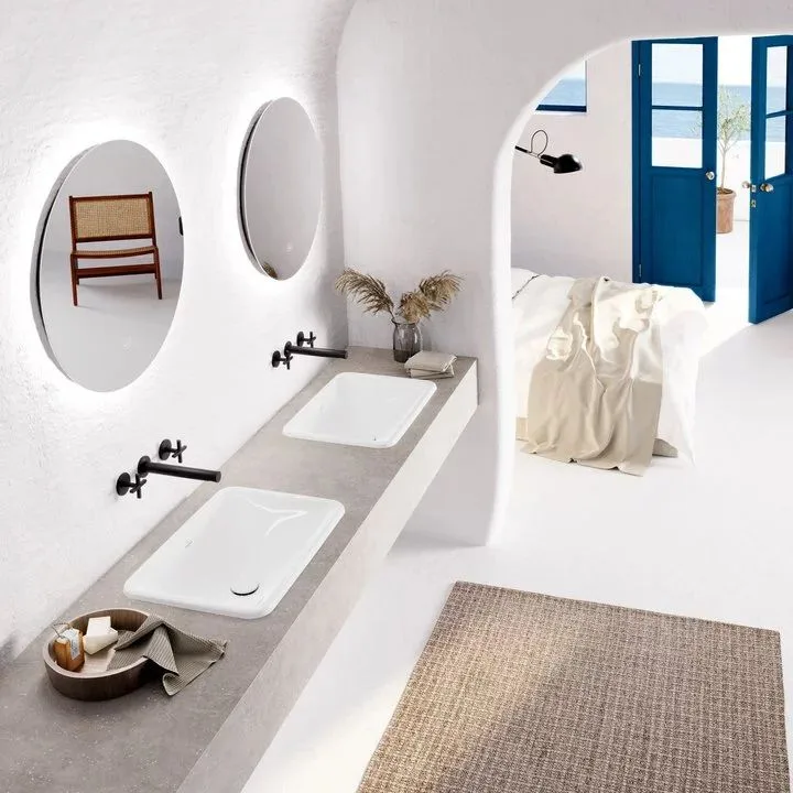 Умывальник встраиваемый Villeroy & Boch Architecture, 60х40 см, белый (4A650001) - Фото 3