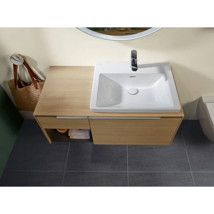 Умывальник накладной Villeroy&Boch Subway 3.0 60 х 47 см, белый (4A706001) - Фото 3