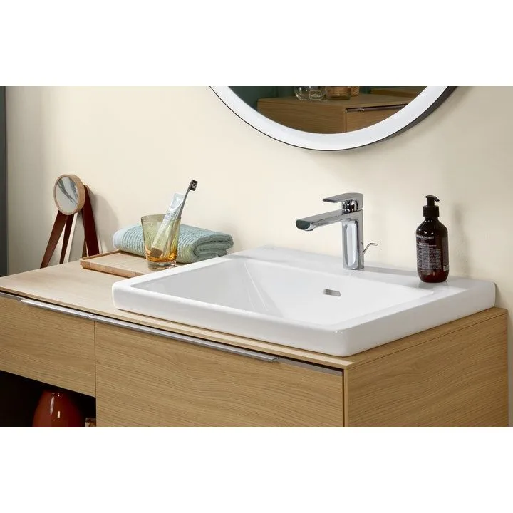 Умывальник накладной Villeroy&Boch Subway 3.0 60 х 47 см, белый (4A706001) - Фото 2