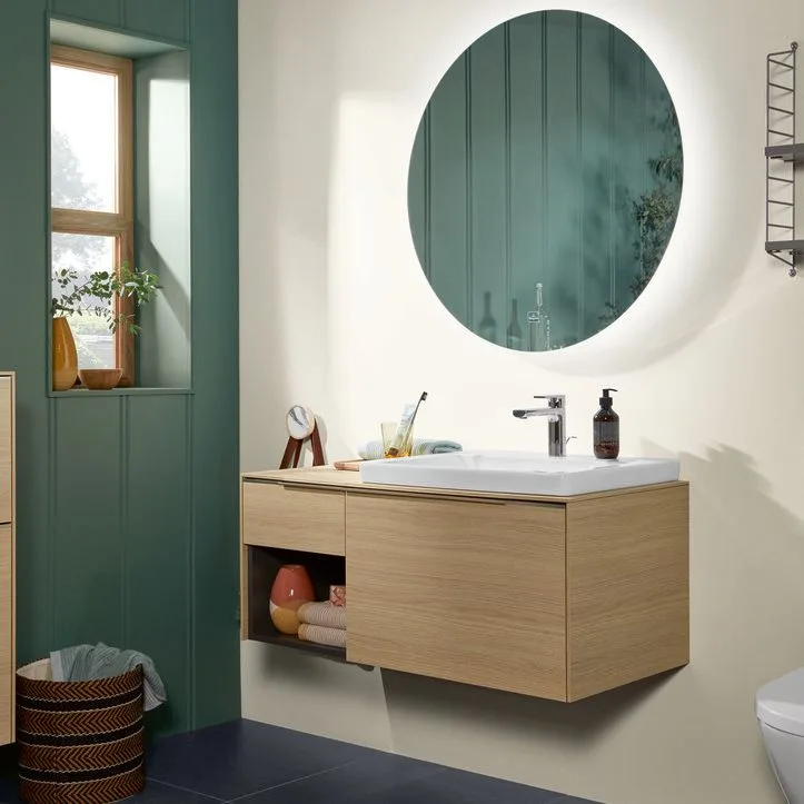 Умывальник подвесной Villeroy & Boch Subway 3.0 55x44 см Stone White CeramicPlus (4A70F4RW) - Фото 3