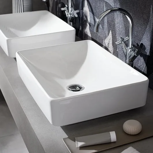 Умивальник на стільницю Geberit VariForm 55х40 (500.779.01.2) - Фото 2