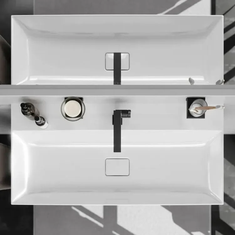 Умывальник Hansgrohe Xevolos E 1200/480 с отверстием, без перелива, SmartClean, White (61112450) - Фото 2